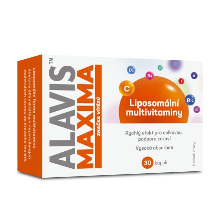 ALAVIS MAXIMA Liposomálne multivitamíny 30 kapsúl