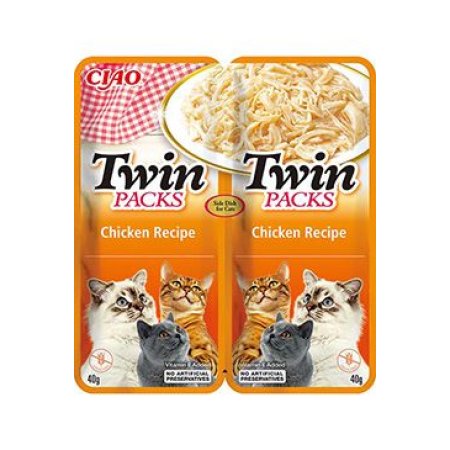 Chúru Cat Twin Packs Chicken in Broth 80g