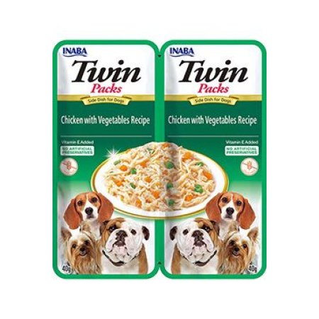 Chúru Dog Twin Packs Chick&Veg. in Broth 80g