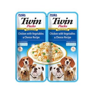 Chúru Dog Twin Packs Chick&Veg. & Cheese in Broth 80g