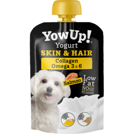 YOWUP! jogurtové vrecko SKIN & HAIR pre psov, 115 g