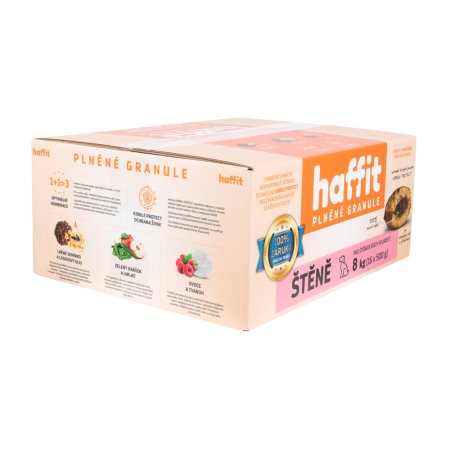 Haffit plnené granule šteňa 3 kg