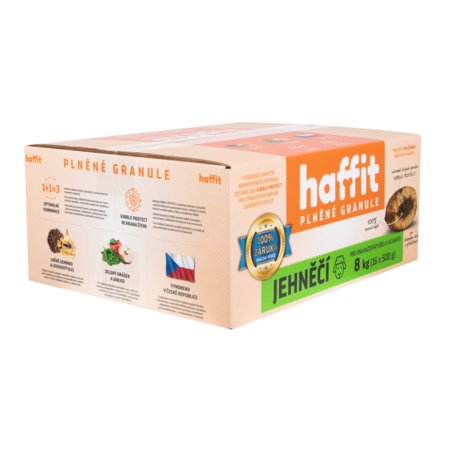 Haffit plnené granule jahňacie 3 kg