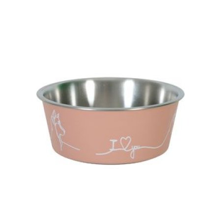 Miska nerez pes LOVE DOG 400ml ružová Zolux