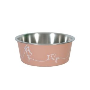Miska nerez pes LOVE DOG 750ml ružová Zolux