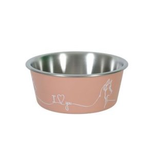 Miska nerez pes LOVE DOG 1,7l ružová Zolux