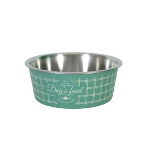 Miska nerez pes FOOD DOG 750ml zelená Zolux