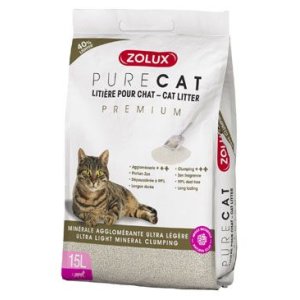 Podstielka PURECAT mineral Premium 15l Zolux