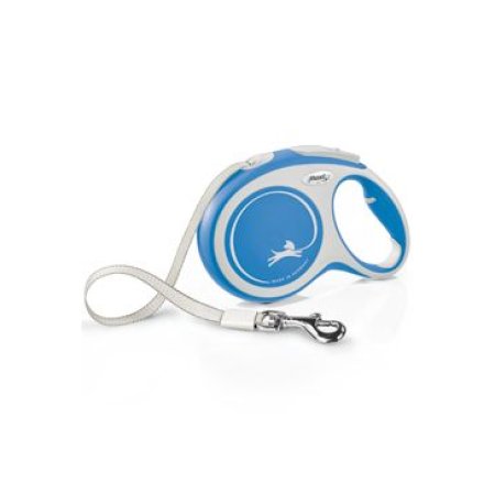 Vodítko Flexi New Comfort L opasok 8m/50kg modrá