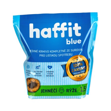 Haffit Blue jahňacia ryža 1,5 kg