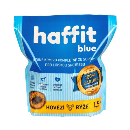 Haffit Blue hovädzia ryža 1,5 kg