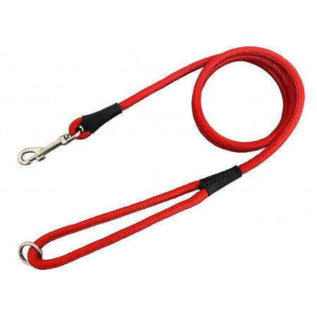 PROFIZOO Vodítko lano Exclusive nerezová karabína (10 mm x 150 cm) červená