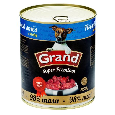 GRAND Mäsová zmes - DOG 850 g