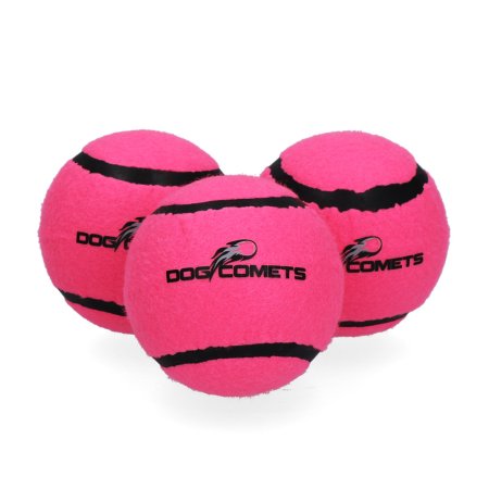 Dog Comets Starlight plávajúci tenisák 3ks ružový