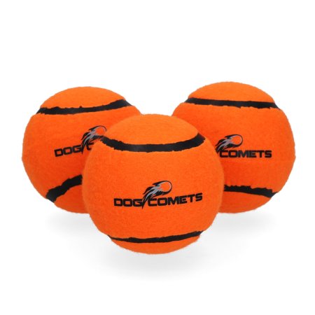 Dog Comets Starlight plávajúci tenisák 3ks oranžový