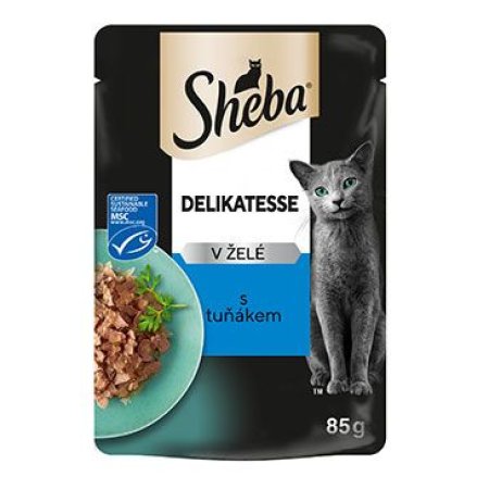 Sheba vrecko s tuniakom v želé 85 g