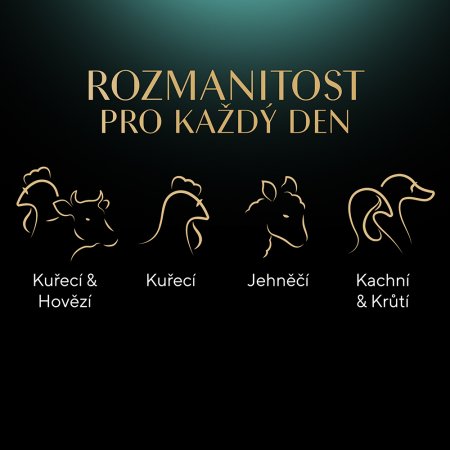 Sheba vrecko Šťavnatý výber v šťave 4 x 85 g