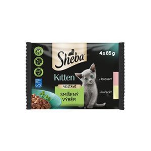 Sheba vrecko Junior Mixovaný výber 4 x 85 g