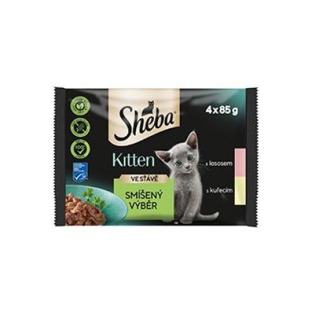 Sheba vrecko Junior Mixovaný výber 4 x 85 g