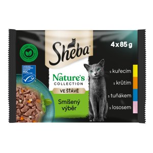 Sheba vrecko Nature Mixovaný výber 4 x 85 g