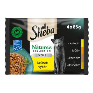 Sheba vrecko Nature Hydinový výber 4 x 85 g