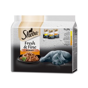 SHEBA kapsička Hydinový výber 15x50 g