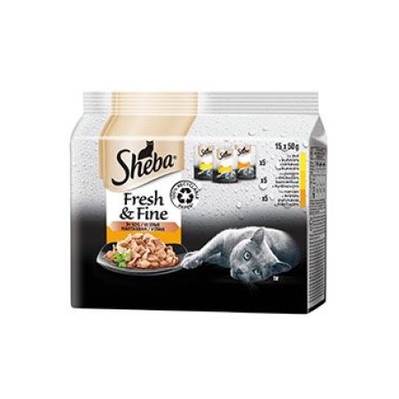 Sheba kapsička Drůbeží výběr 15 x 50 g