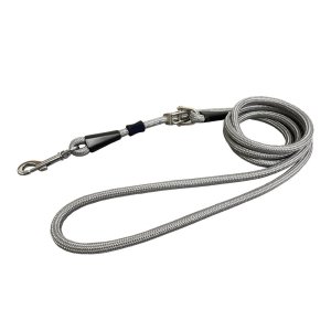 PROFIZOO Vodítko predlžovacie lano (10 mm x 270 cm) sivá