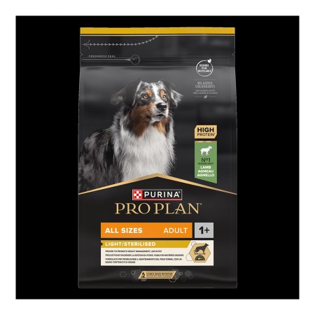 Pro Plan All Size Adult Light Sterilised jahňacie 3 kg