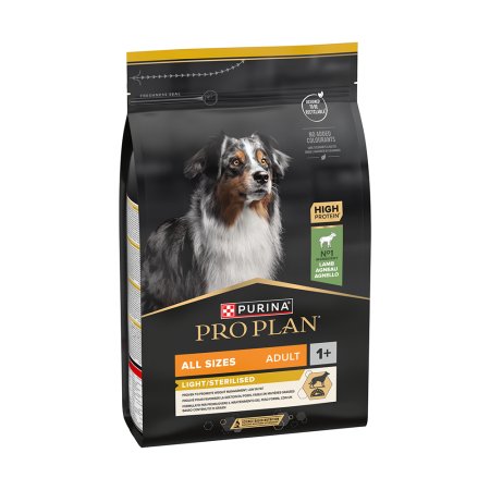 Pro Plan All Size Adult Light Sterilised jahňacie 3 kg