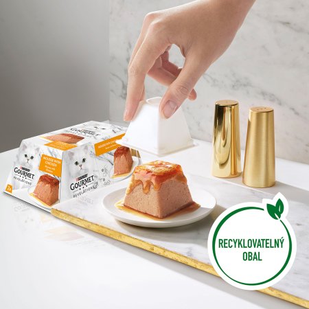 Gourmet Revelations jemná paštéta s kuraťom a omáčkou 2 x 57 g