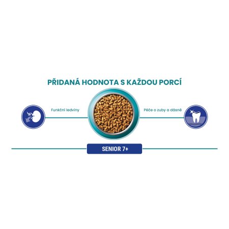 Purina One Bifensis Senior 7+ s kuraťom a celozrnnými obilninami 800 g