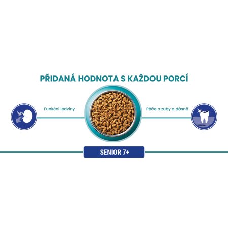 Purina One Bifensis Senior 7+ s kuraťom a celozrnnými obilninami 800 g