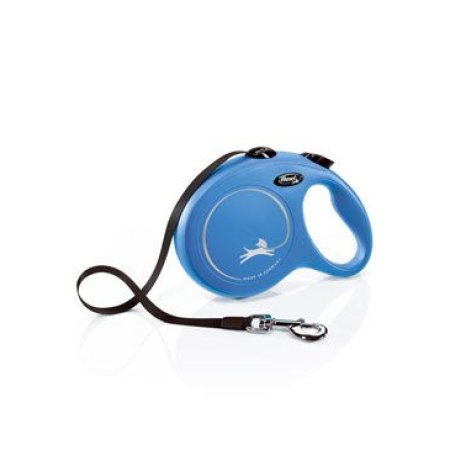 Vodítko Flexi New Classic L opasok 8m/50kg modrá