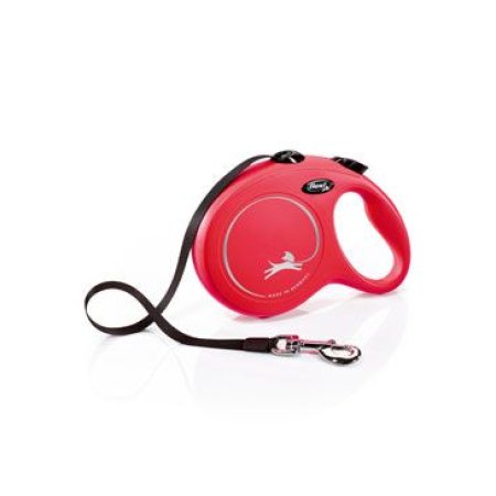 Vodítko Flexi New Classic L opasok 8m/50kg červená
