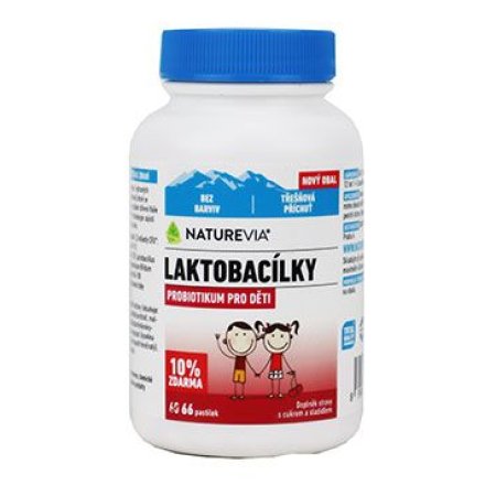 NATUREVIA Laktobacílky pre deti Čerešňa 66tbl