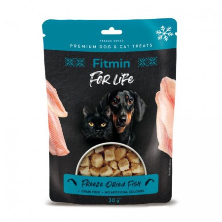 Fitmin dog For Life & cat freeze dried fish 10x30 g