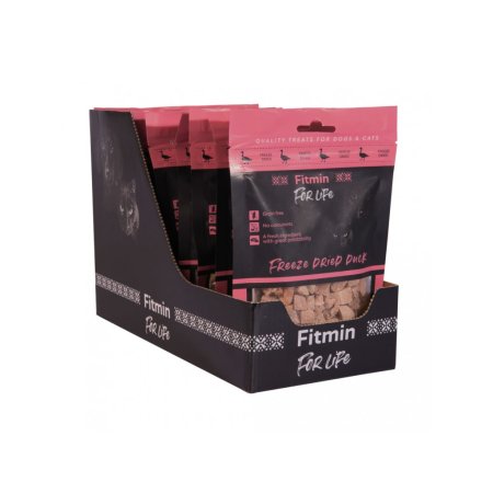 Fitmin For Life Mrazom sušená kačacia maškrta pre psov a mačky 30 g