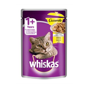 WHISKAS vrecko Casserole s kuracím v želé 85 g