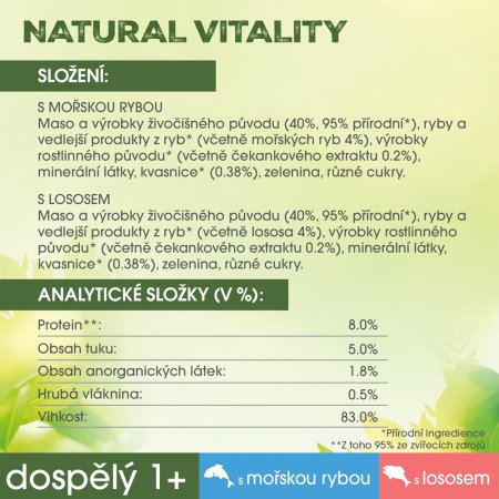 PERFECT FIT kapsičky Vitality rybí výber 6 x 50 g