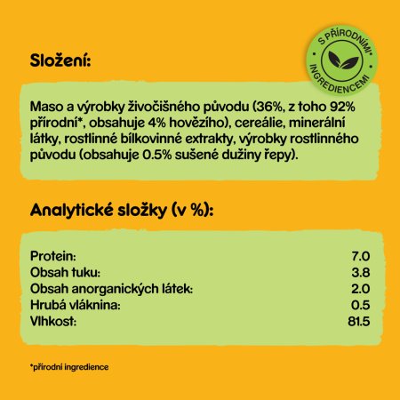 PEDIGREE konzerva s hovädzím v želé 1,2 kg