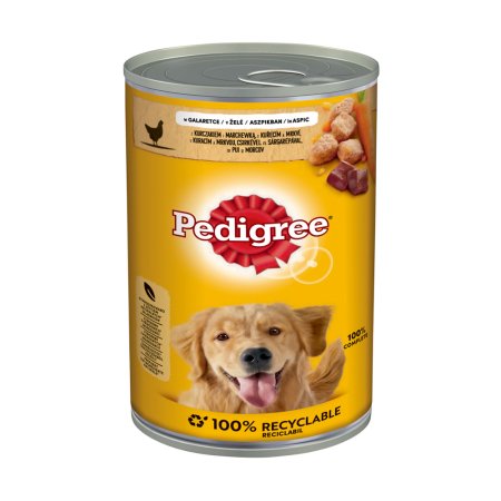 PEDIGREE konzerva s kuracím a mrkvou 1,2 kg