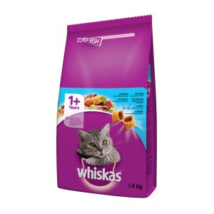 WHISKAS granule s tuniakom 1,4 kg