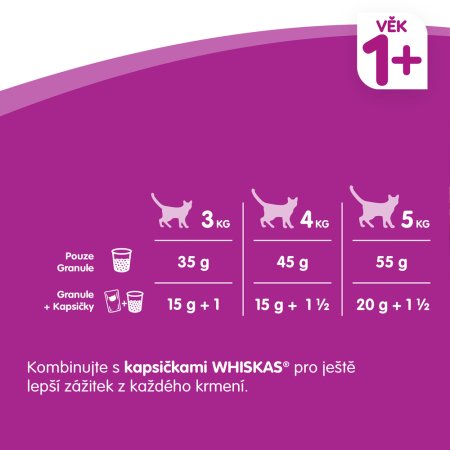 WHISKAS granule s tuniakom 1,4 kg