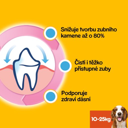 Pedigree Pochúťka DentaStix Medium 56pack 1440 g