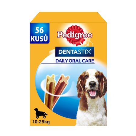 Pedigree Pochúťka DentaStix Medium 56pack 1440 g