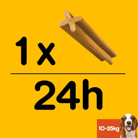 Pedigree Pochúťka DentaStix Medium 56pack 1440 g