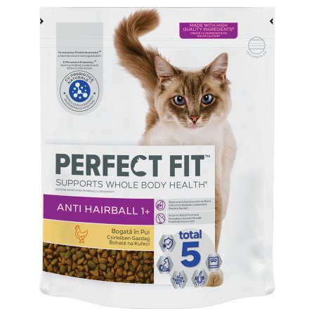 PERFECT FIT granule pre mačky Anti-hairball s kuracím 1,4 kg