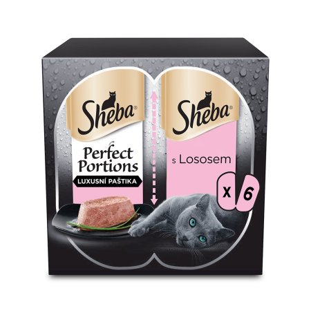 Sheba Perfect Portions s lososom 6 x 37,5 g