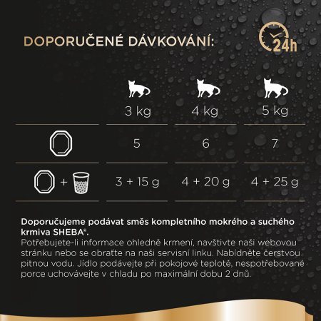 SHEBA Perfect portions s tuniakom 3 x 75 g